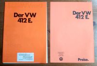 Prospekt + Preisliste  VW 412 E  1972 Niedersachsen - Hildesheim Vorschau
