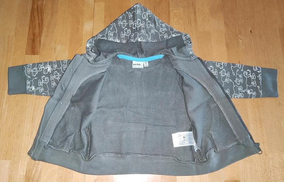 Sweatjacke Kapuzenjacke unangeraut Gr. 74 in Saalfeld (Saale)