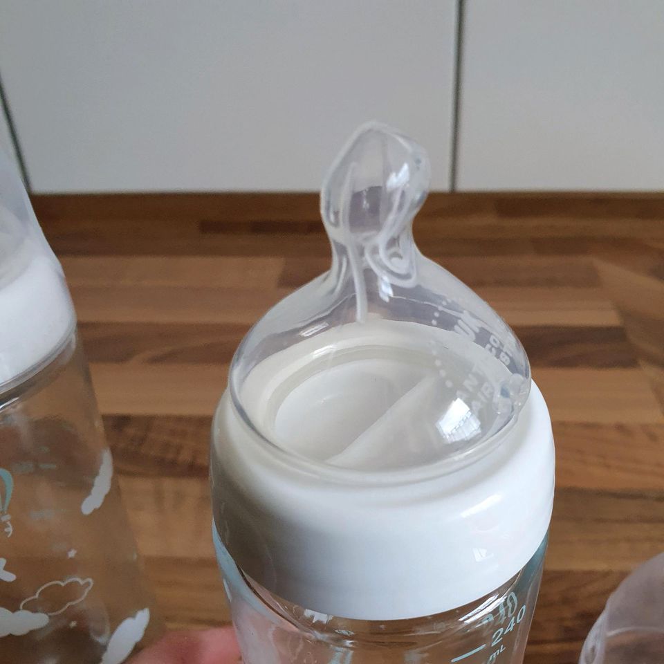 NUK Glas Flasche 240 ml für Babys -Kleinkinder ❤️ in Kolbermoor