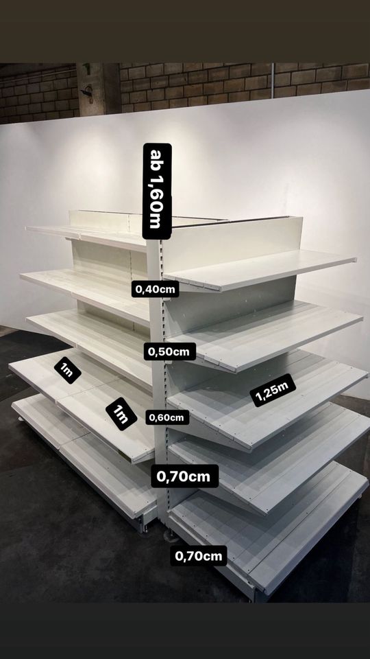 Gebrauchte Supermarktregal, Ladenregale, Kioskeinrichtung in Lahr (Schwarzwald)