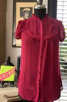 Bluse Shirt Rüschen Puffärmel viktorianisch Steampunk Rockabilly Bayern - Hersbruck Vorschau