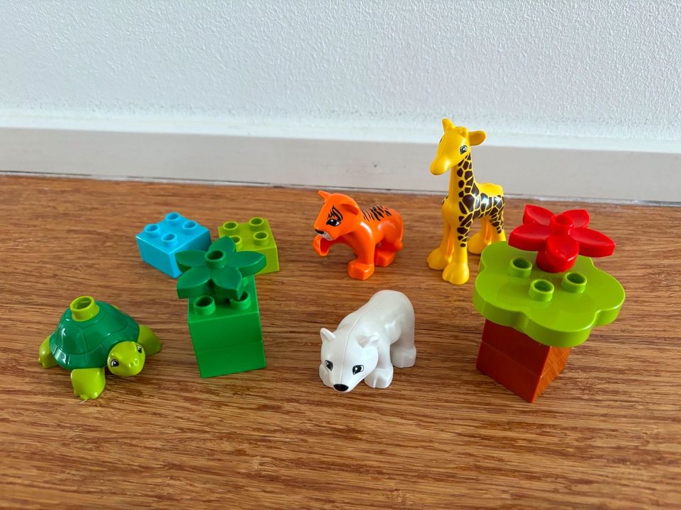 Lego DUPLO Jungtiere 10801, vollständig in Niederdorfelden