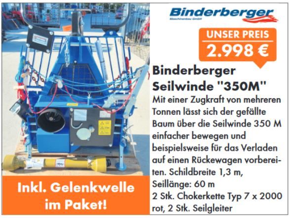 Binderberger Seilwinde 350M TOP Qualität  MADE IN AUSTRIA in Landsberg (Lech)