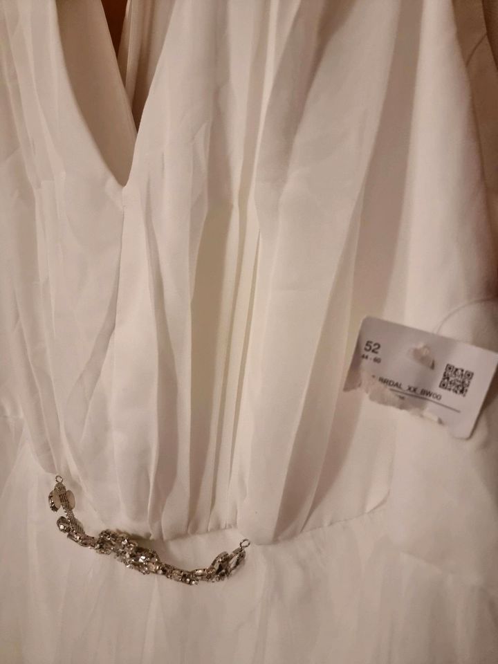 Brautkleid  Hochzeitskleid Standesamtkleid Größe 52 in Wiesbaden