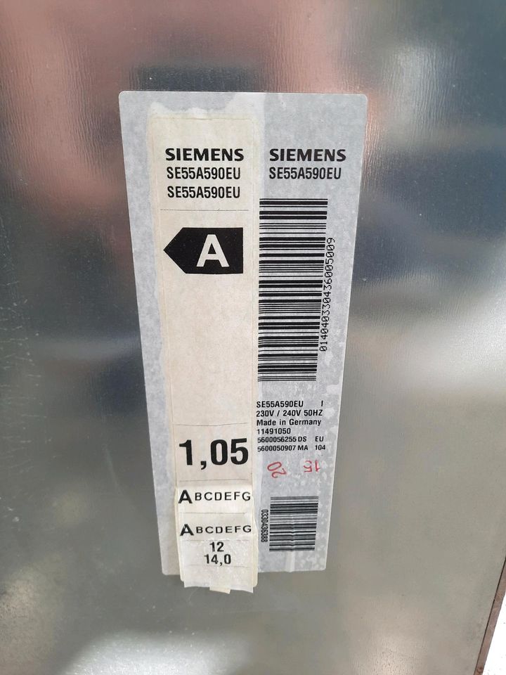 Siemens Einbau Geschirrspülmaschine SE55A590EU mit Fehler. in Bad Rappenau