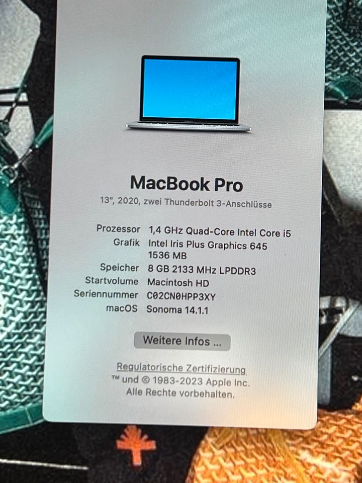 Macbook Pro 13 . 2020 in Berlin