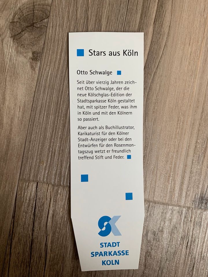 Kölschglas Karneval Stars aus Köln “Nikuta“❌Neues Glas in Großobringen