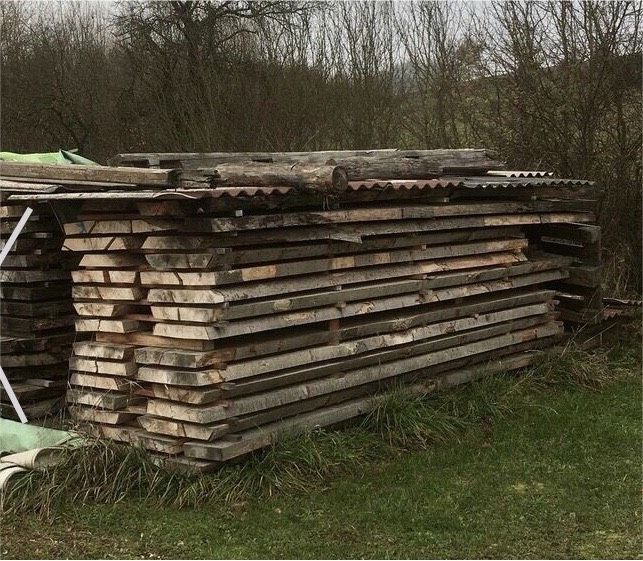 Buche Bohlen, Holzbohlen Dielen Bretter Platten luftgetrocknet in Lichtenfels