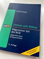 Schwabe Lernen mit Fällen Allgemeiner Teil des BGB 11. Aufl. Hannover - Mitte Vorschau