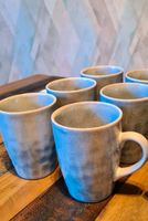 6x Kaffeetassen grau Strukturiert Countryfield Carmen Niedersachsen - Velpke Vorschau