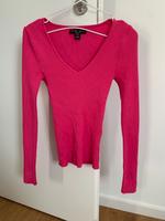 Amisu Langarm Shirt Magenta wie neu Hessen - Bickenbach Vorschau