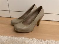 hohe Schuhe Tamaris 36 Pumps silber grau Bayern - Wallersdorf Vorschau