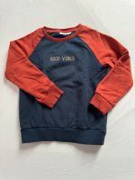 Name it Sweatshirt Good Vibes Gr 104 dunkelblau/rot Niedersachsen - Buchholz in der Nordheide Vorschau