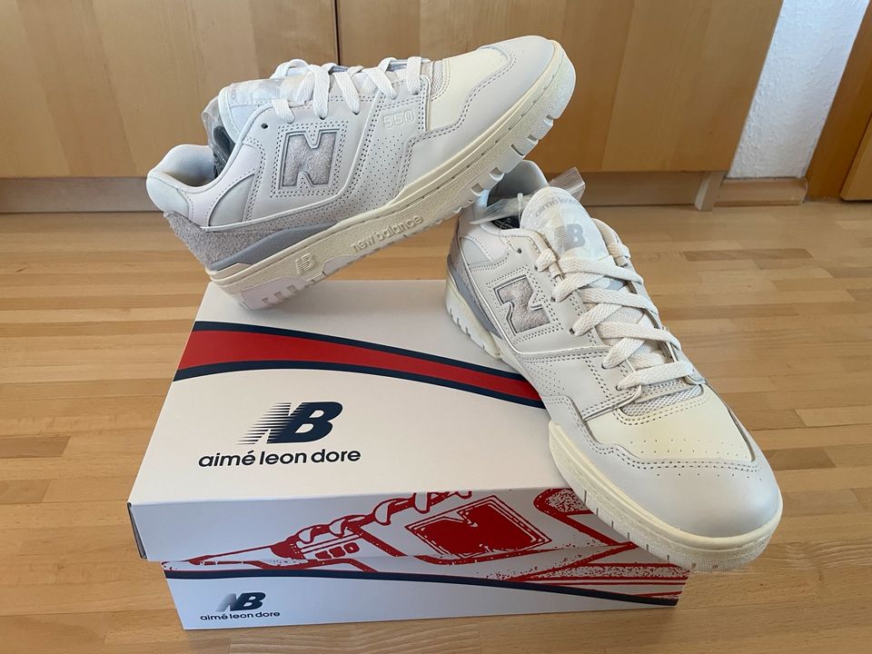 New Balance 550 Aime Leon Dore White Leather EU 42,5 US 9 in Duisburg