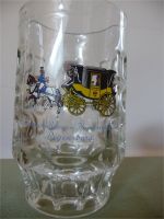 7 Glaskrüge Thurn und Taxis mit Logo Eilwagen Kutsche Bayern - Anzing Vorschau