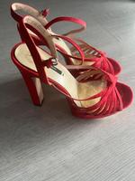 Zara High Heels rot Henna 38 Niedersachsen - Verden Vorschau