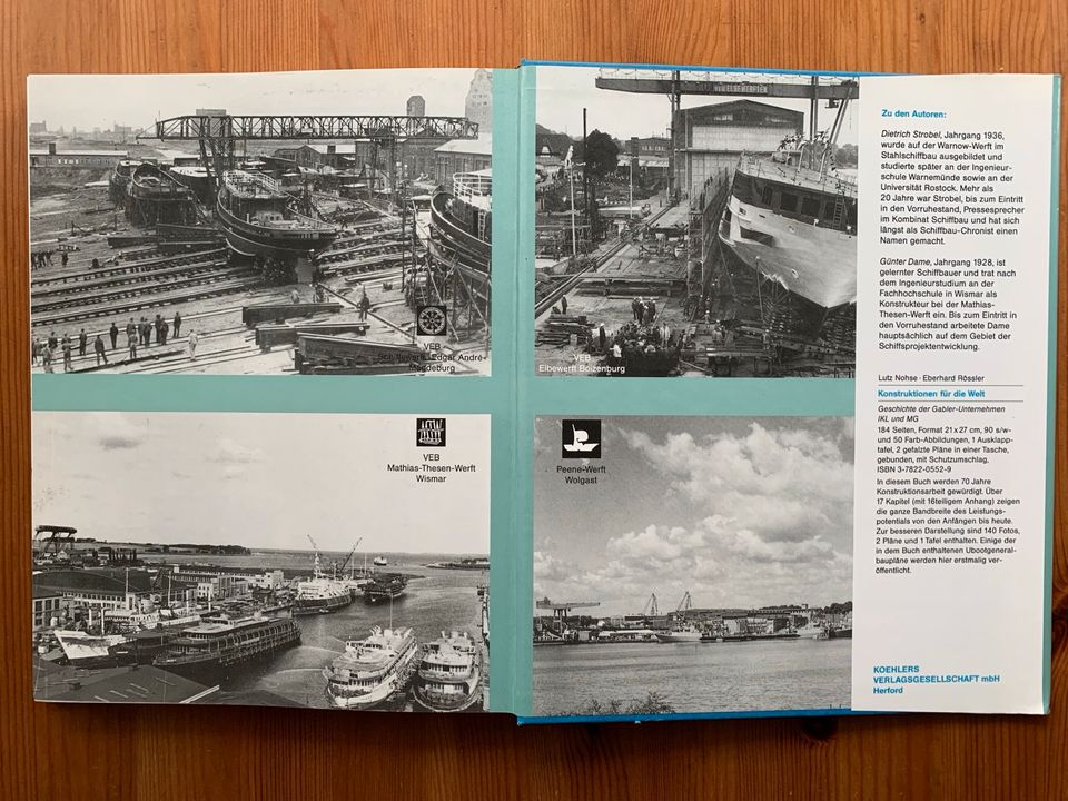 Schiffbau zwischen Elbe und Oder in der ehemaligen DDR Sachbuch in Hamburg