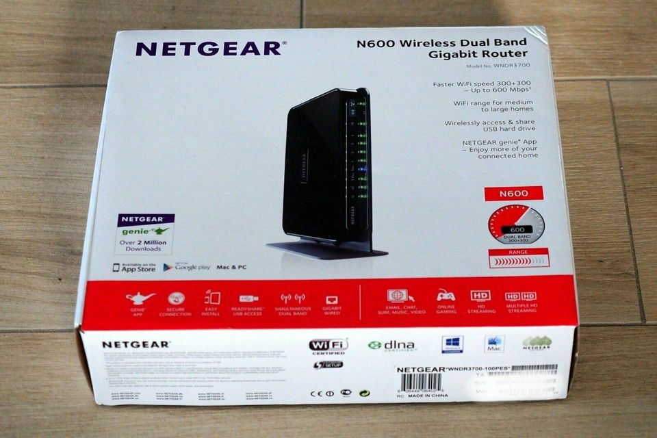 ⭐ NETGEAR N600 Wireless Dual Band Gigabit Router ⭐ TOP ⭐ wie neu in Großalmerode