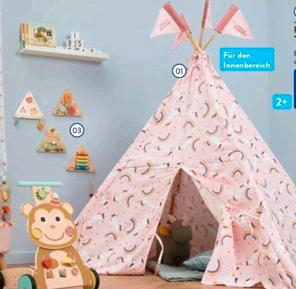 Tipi Zelt  neu Kinder Zelt  rosa in Hamburg