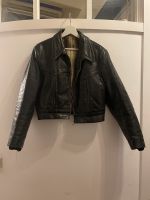 Original Vintage kurze Biker rockabilly Lederjacke Mitte - Wedding Vorschau