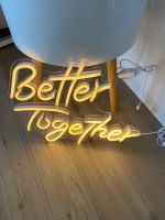 Leuchtschild „better together“ zu vermieten - Hochzeitsdeko miete Nordrhein-Westfalen - Salzkotten Vorschau