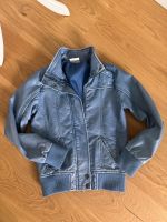 Lederjacke gr. 140 yigga blau vegan Jacke Hessen - Nidderau Vorschau