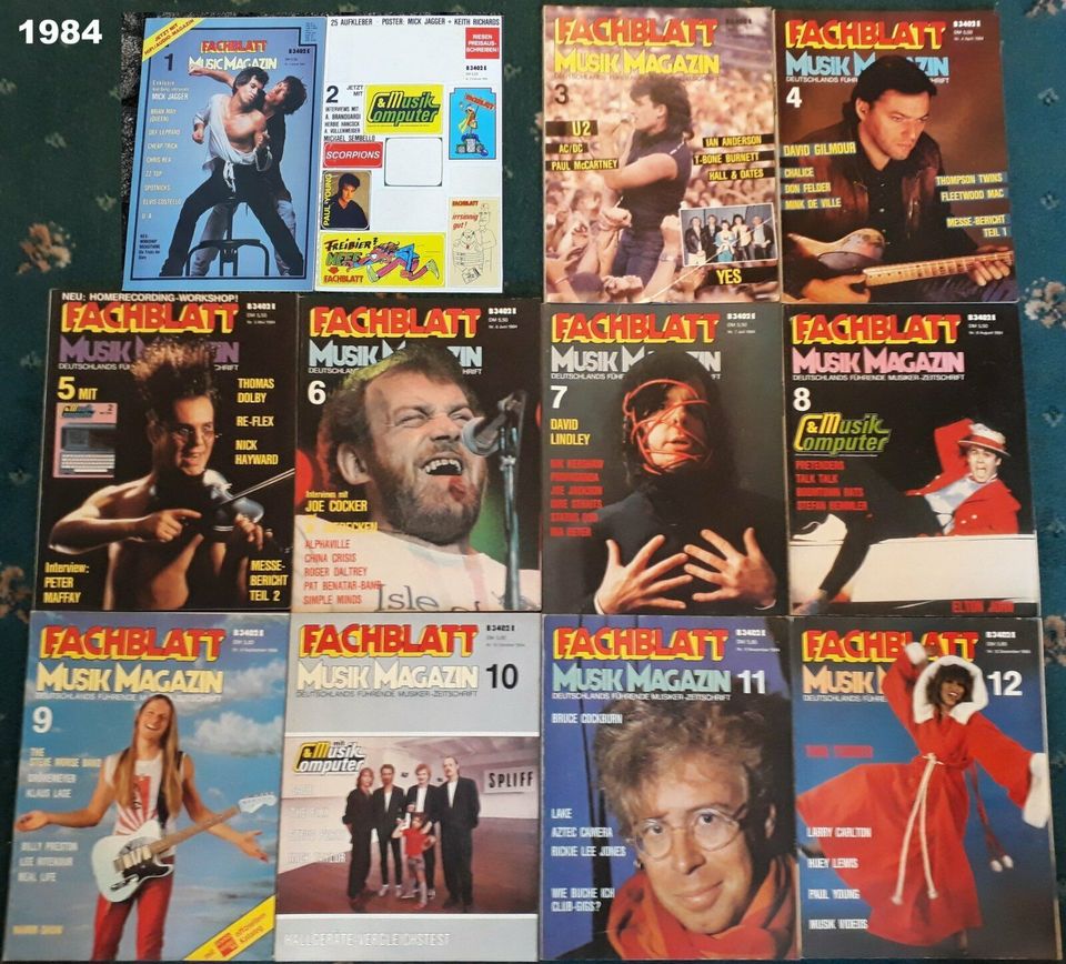 FACHBLATT MUSIKMAGAZIN, 1981 - 1996 (Top Zustand) in Kulmbach