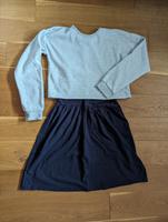 Blaues Bench Kleid mit abnehmbarem  grauen Pullover Größe 176 Hessen - Eschborn Vorschau