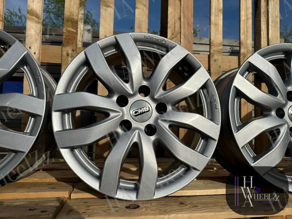 NEUZUSTAND ➡️ CMS 16 Zoll Alufelgen 5x112 ET35 Titan grau Felgen ➡️ Mercedes A-Klasse W169 W176 W177 B C W202 W203 W204 CLC CLK W209 W208 E W210 SLK Seat Skoda VW Caddy SK Passat 3B B5 Audi Alhambra in Bünde