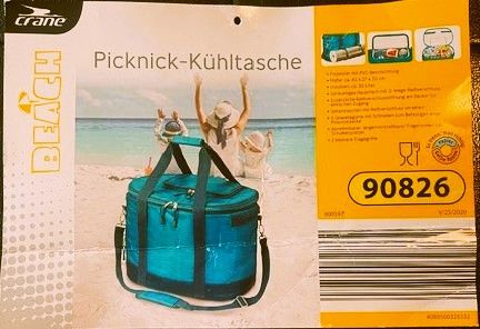Picknick-Kühltasche, blau, neu >Versand möglich!< in Frankfurt am Main