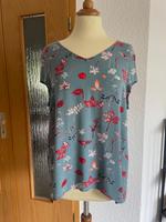 Bluse/ Top Vero Moda - blau mit Blumen (rot), XL (40/42) Bayern - Hof (Saale) Vorschau