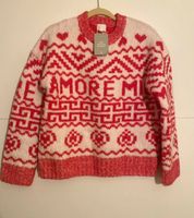 H&M Pullover, Strickpullover, Jaquard, Amore Mio, M, neu Baden-Württemberg - Malsch Vorschau