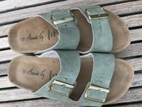 Sandalen mit Fußbett Sommer Clogs, sehr gut erhalten, Größe 39 Neumünster - Wasbek Vorschau