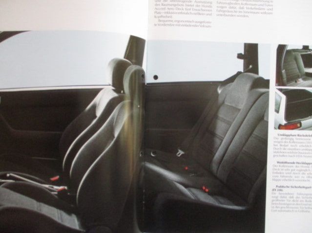 Honda Accord Aero Deck Katalog EX2.0 Kat +2.0i in Minden