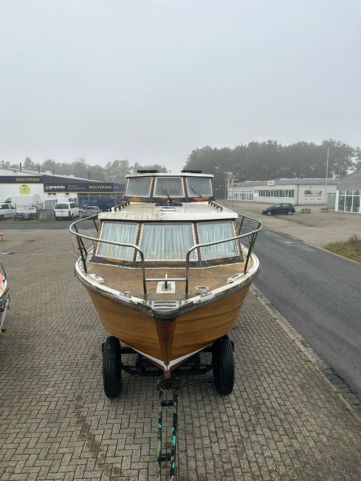 Kajütbot, Holzboot ,Bastlerboot, Mercedes Diesel, Webasto in Nödike