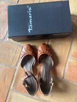 Sandalen Tamaris in braun Brandenburg - Senftenberg Vorschau