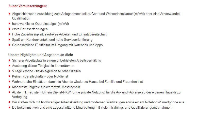 Kundendiensttechniker/Anlagenmechaniker/Monteur (m/w/d), R-102289 in Frankfurt am Main