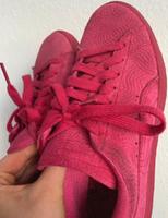 Puma sneaker Velours Leder pink Muster Turnschuhe Bayern - Würzburg Vorschau