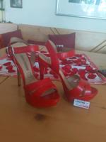 Buffalo High Heels Gr 37 rot Bayern - Dillingen (Donau) Vorschau