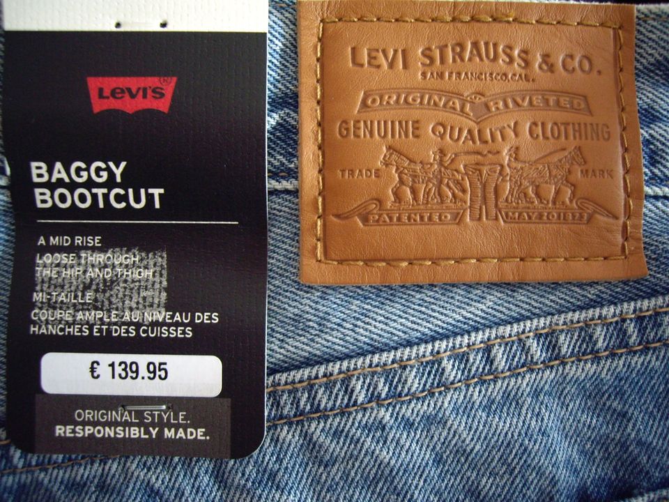 Levis 501 Premium,original,Damen Jeans,blau,Gr.29x33 in Gräfenhainichen