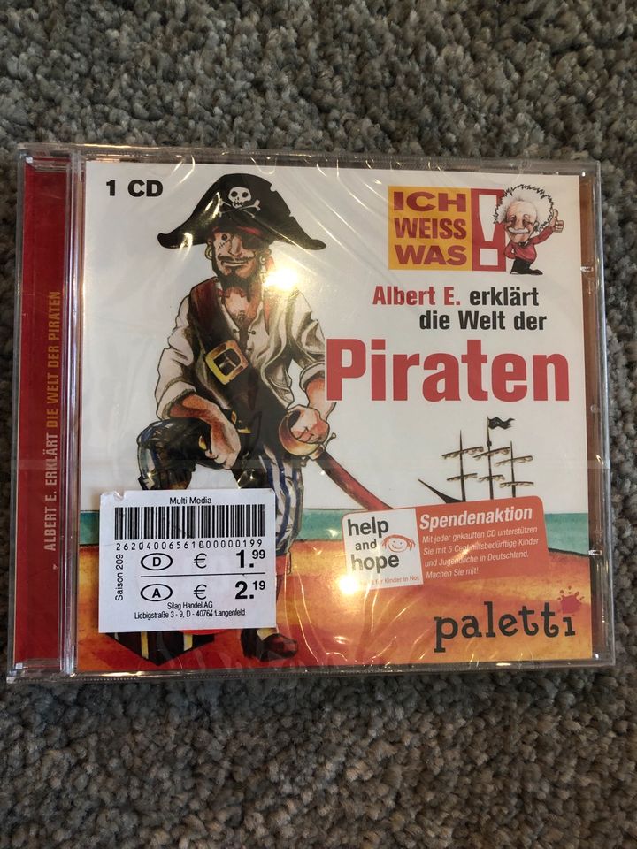 CD Albert E. erklärt die Welt der Piraten in Bramsche