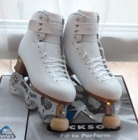 Kunstlauf-Inliner Office-Skates Rollschuhe Snow-White Kr. München - Unterhaching Vorschau