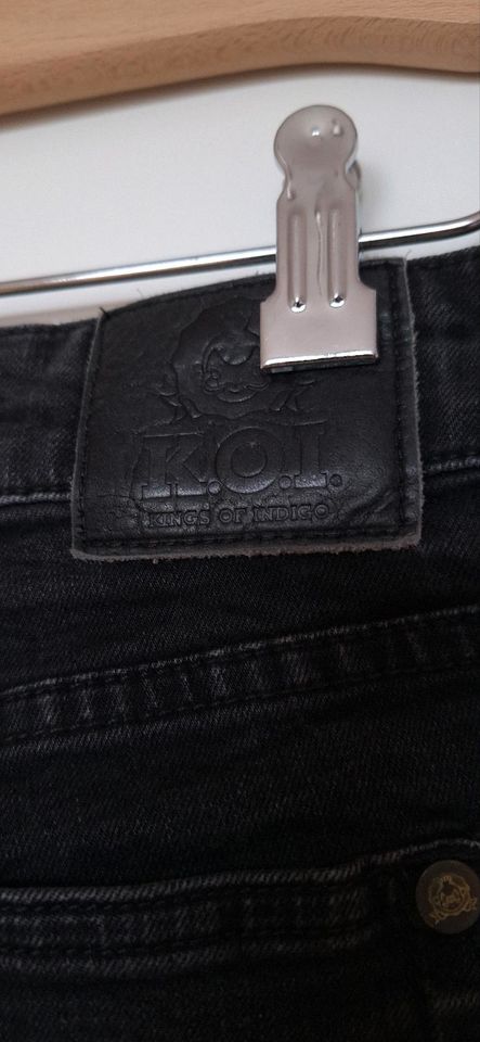 K.o.i Kings of Indigo Jeans 29 x 30 Schwarz Juno Mid Rise Slim in Leopoldshöhe