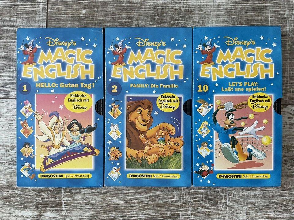 Disney Magic English VHS Kinder Video Englisch lernen in Saarbrücken