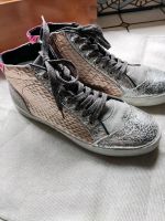 Bugatti Sneaker, gr. 42, Leder-KU Mix, metallic Bayern - Elsenfeld Vorschau