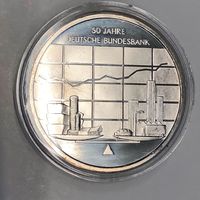 10 € Sammlermünze 2007 "50 Jahre Deutsche Bundesbank" Silber 925 Berlin - Spandau Vorschau