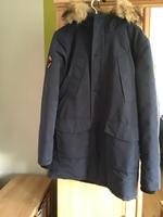 Dunkelblaue Herren Winterjacke zu verkaufen Niedersachsen - Dinklage Vorschau