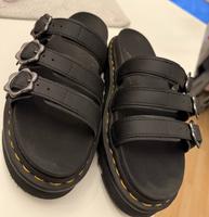 Dr Martens Pantoletten Slides Blaire Flower schwarz Saarland - Riegelsberg Vorschau