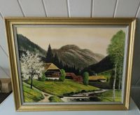 Hallo,ich verkaufe hier ein altes Bild Kunstdruck Bergbauernhof Thüringen - Frauenprießnitz Vorschau