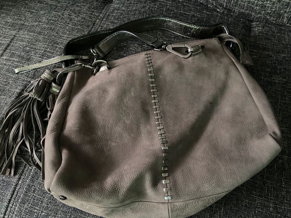 Handtasche Bag JOOP Wildleder Grau in Hamburg